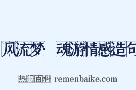 风流梦·魂游情感造句是什么意思的图片